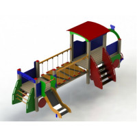 Ігровий комплекс вуличний Паровоз-1